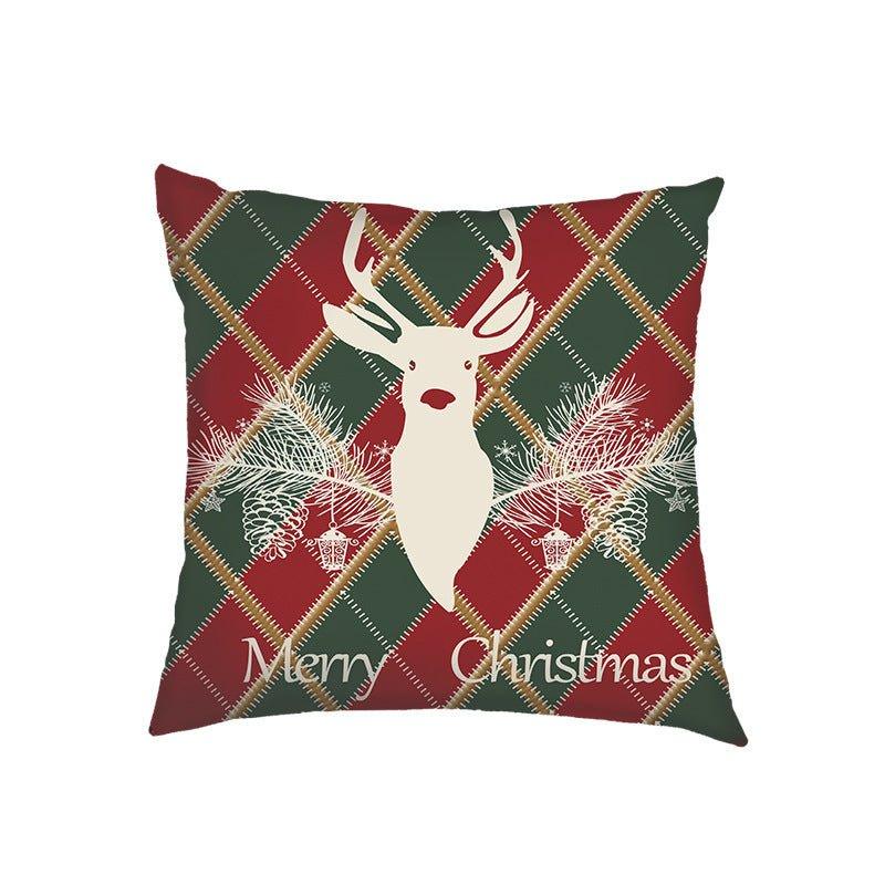 New Christmas pillow cover Amazon Nordic cross - border wholesale Christmas holiday sofa cushion pillow - Coscosmos