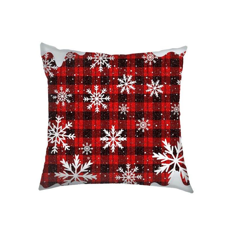 New Christmas pillow cover Amazon Nordic cross - border wholesale Christmas holiday sofa cushion pillow - Coscosmos