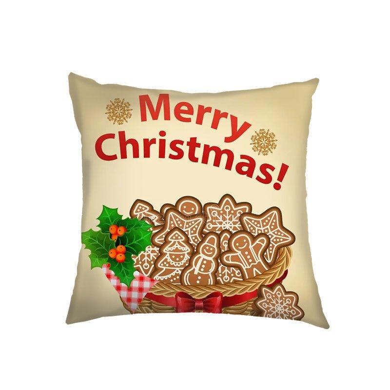 New Christmas pillow cover Amazon Nordic cross - border wholesale Christmas holiday sofa cushion pillow - Coscosmos