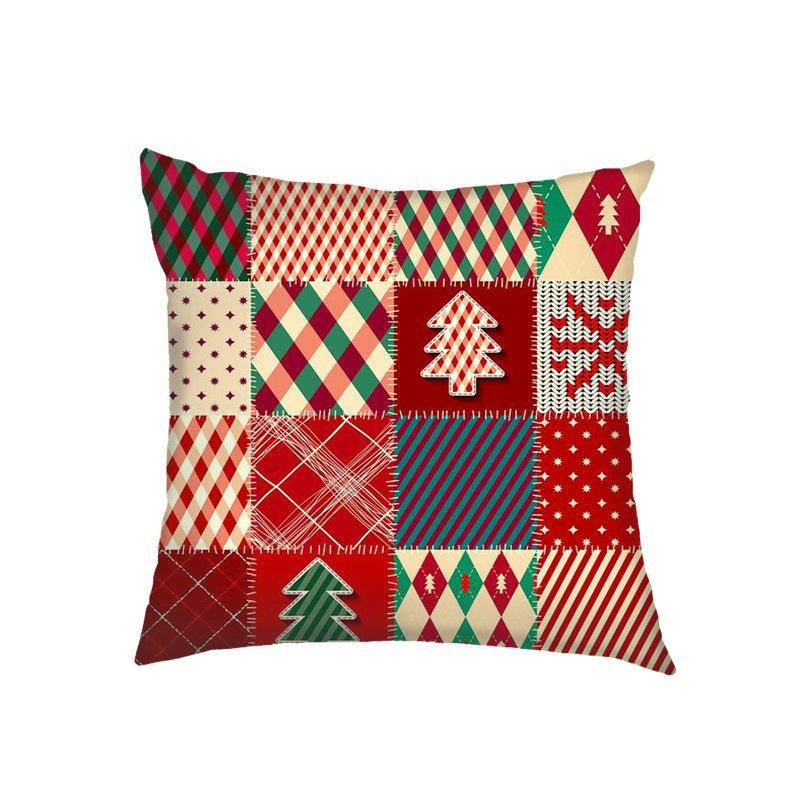 New Christmas pillow cover Amazon Nordic cross - border wholesale Christmas holiday sofa cushion pillow - Coscosmos