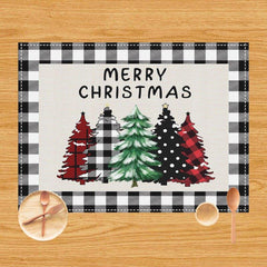 New cross - border Christmas placemat foreign trade Amazon holiday restaurant table decoration anti - fouling insulation western food mat - Coscosmos