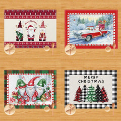 New cross - border Christmas placemat foreign trade Amazon holiday restaurant table decoration anti - fouling insulation western food mat - Coscosmos