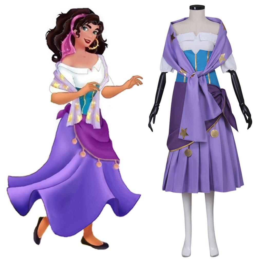 NEW! Esmeralda Cosplay Costume | The Hunchback of Notre - Dame Disney Costume for Halloween & Cosplay Events - Coscosmos