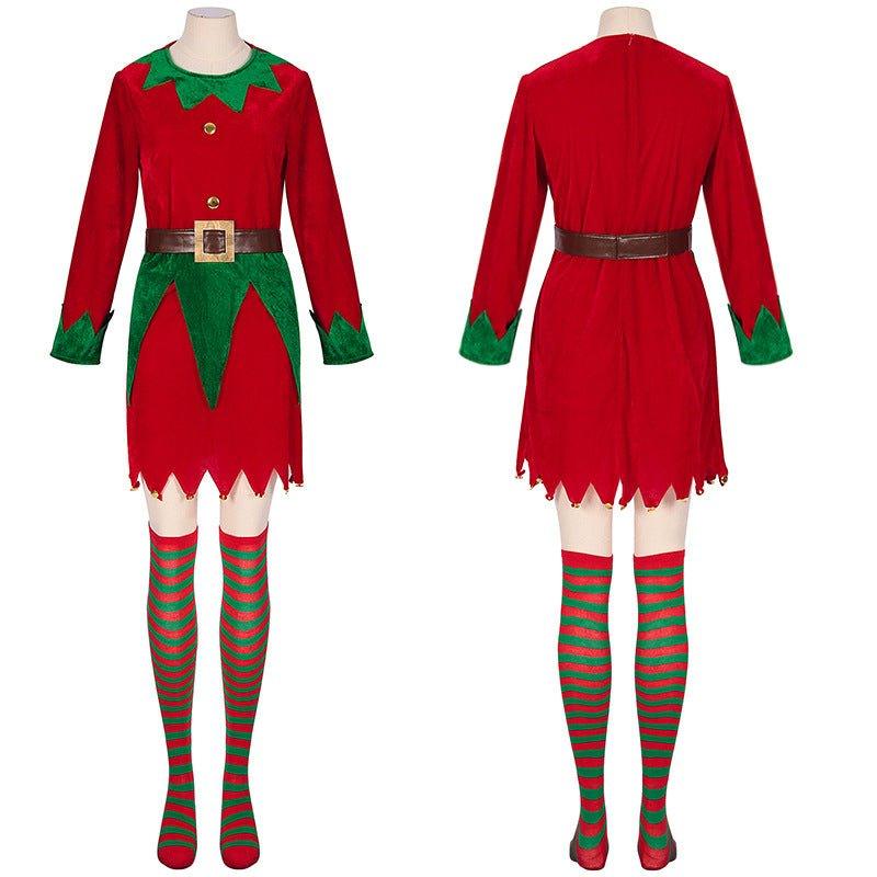 New medieval Christmas clothing, party - themed Christmas clothing, Christmas dress COS stage performance clothing - Coscosmos