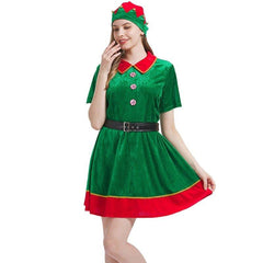 New medieval Christmas clothing, party - themed Christmas clothing, Christmas dress COS stage performance clothing - Coscosmos