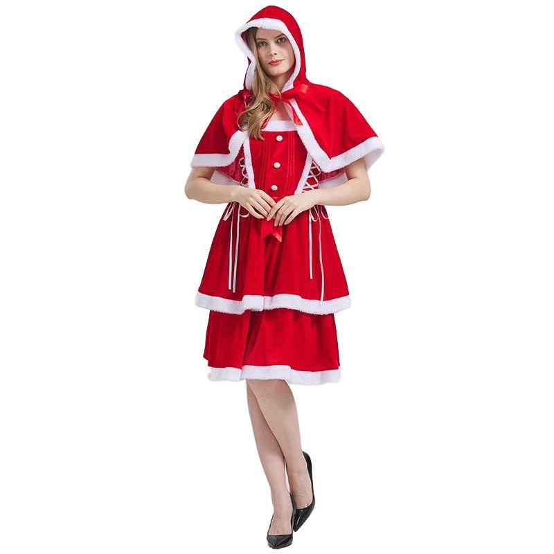 New medieval Christmas clothing, party - themed Christmas clothing, Christmas dress COS stage performance clothing - Coscosmos