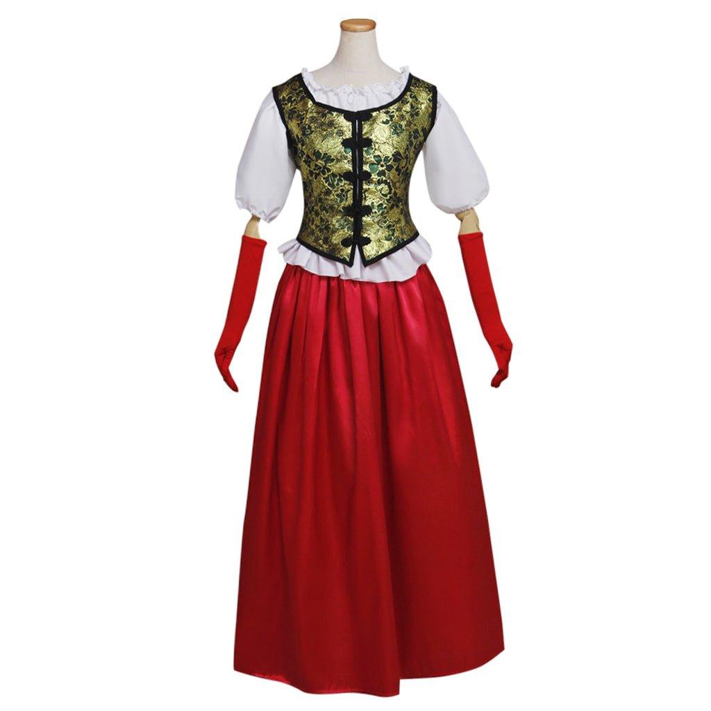 Once Upon a Time Ruby's Little Red Riding Hood Cloak Costume Dress | Adult Women's Halloween Cosplay Outfit - Coscosmos