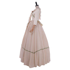 Outlander Brianna MacKenzie Wedding Dress Cosplay Costume | Victorian Colonial Gown for Women - Coscosmos