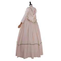 Outlander Brianna MacKenzie Wedding Dress Cosplay Costume | Victorian Colonial Gown for Women - Coscosmos