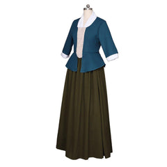 Outlander Claire Fraser Cosplay Dress | Scottish Highland Colonial Costume | Southern Belle Dress for Cosplay - Coscosmos