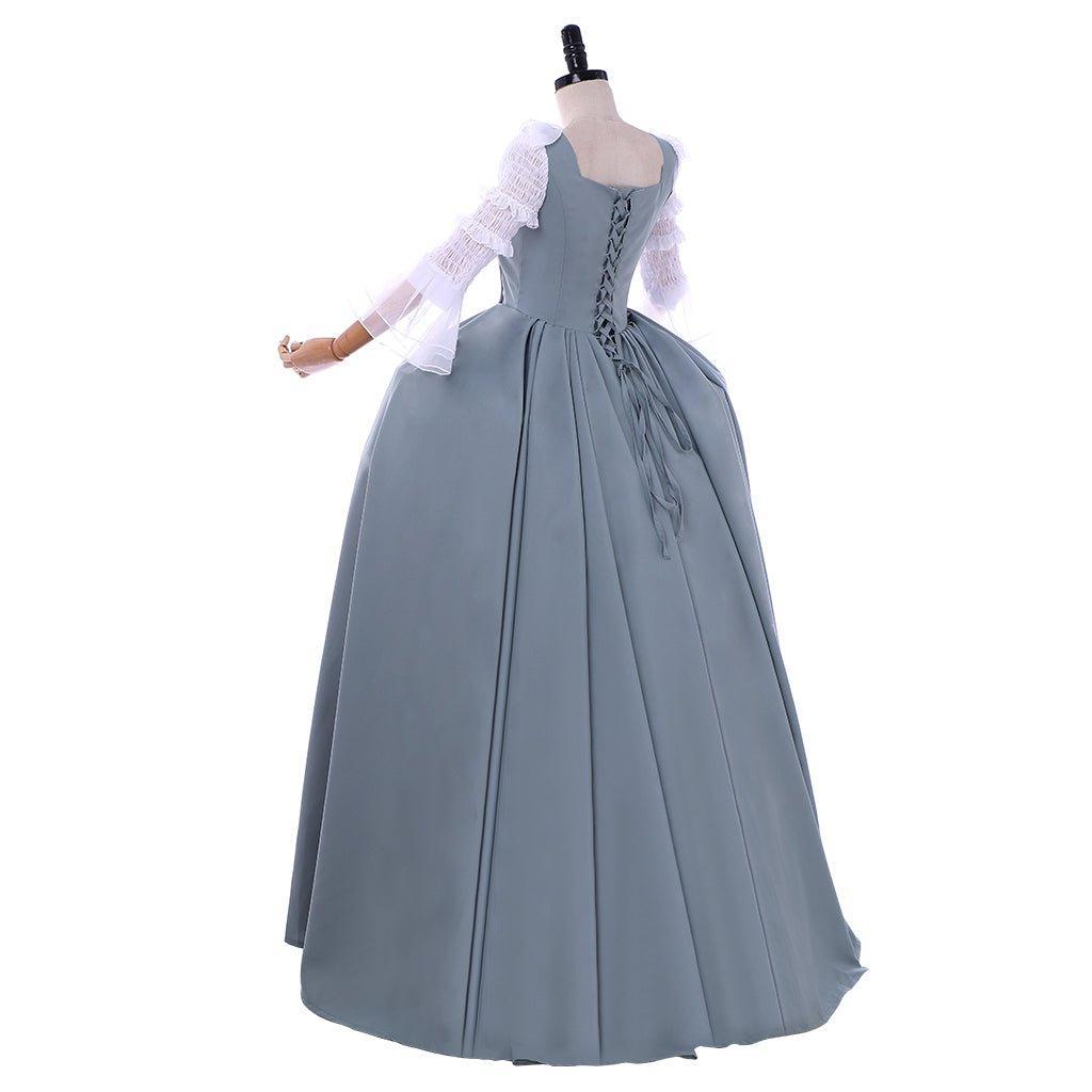 Outlander Claire Wedding Dress Cosplay Costume | 18th Century Colonial Ball Gown Plus Size Custom - Coscosmos