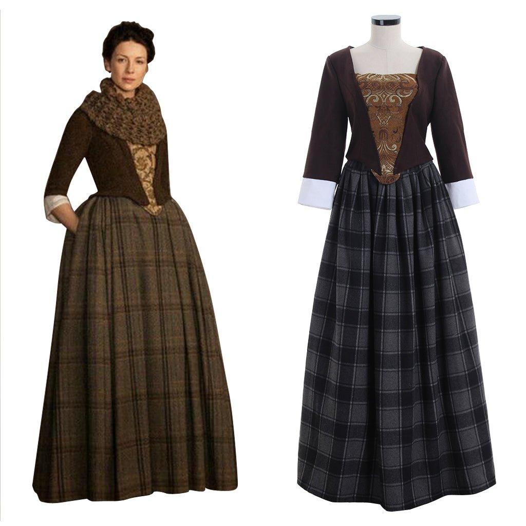 Outlander - Inspired Dress Costume | Scottish Highlands Cosplay for Women by Coscosmos - Coscosmos