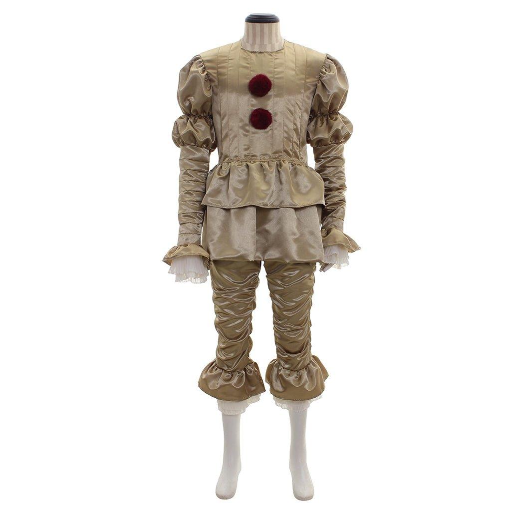 Pennywise The Dancing Clown Cosplay Costume - Movie It Chapter Two Stephen King Horror Fancy Dress for Adults - Coscosmos