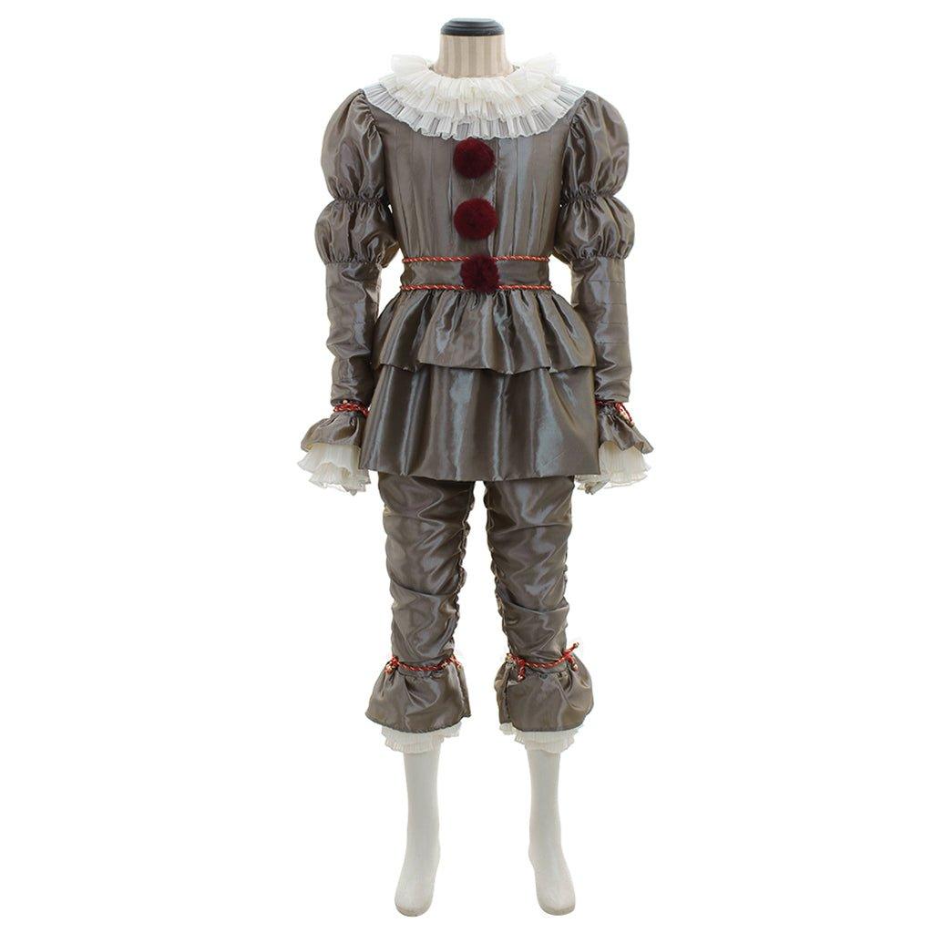 Pennywise The Dancing Clown Cosplay Costume - Movie It Chapter Two Stephen King Horror Fancy Dress for Adults - Coscosmos