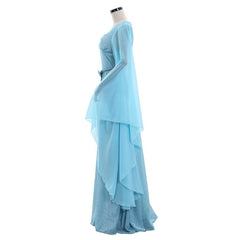 Pinocchio Blue Fairy Costume for Women | Enchanting Blue Dress with Headband | Disney Cosplay Outfit - Coscosmos