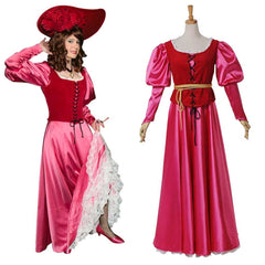 Pirates Cosplay Costume Dress – Female Pirate Fancy Dress Costume The Redhead Cosplay Dress Custom Made - Coscosmos