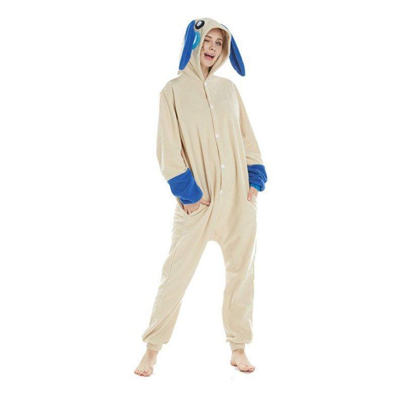 Plus and Minus Bunny Cartoon Cosplay Pajamas - Coscosmos