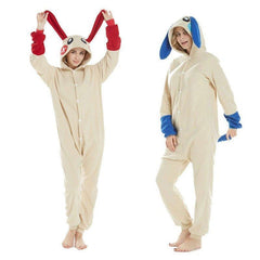 Plus and Minus Bunny Cartoon Cosplay Pajamas - Coscosmos