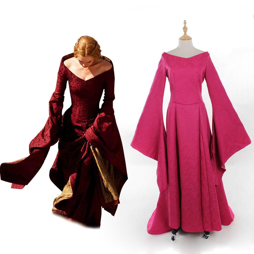 Plus Size Long Sleeve Fall Dress Renaissance Festival Costumes - Coscosmos