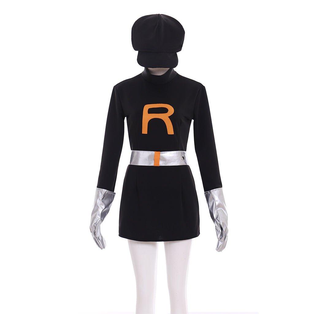 PM Team Rocket Grunt Male Cosplay Costume - Authentic A Edition Team Rocket Uniform - Coscosmos