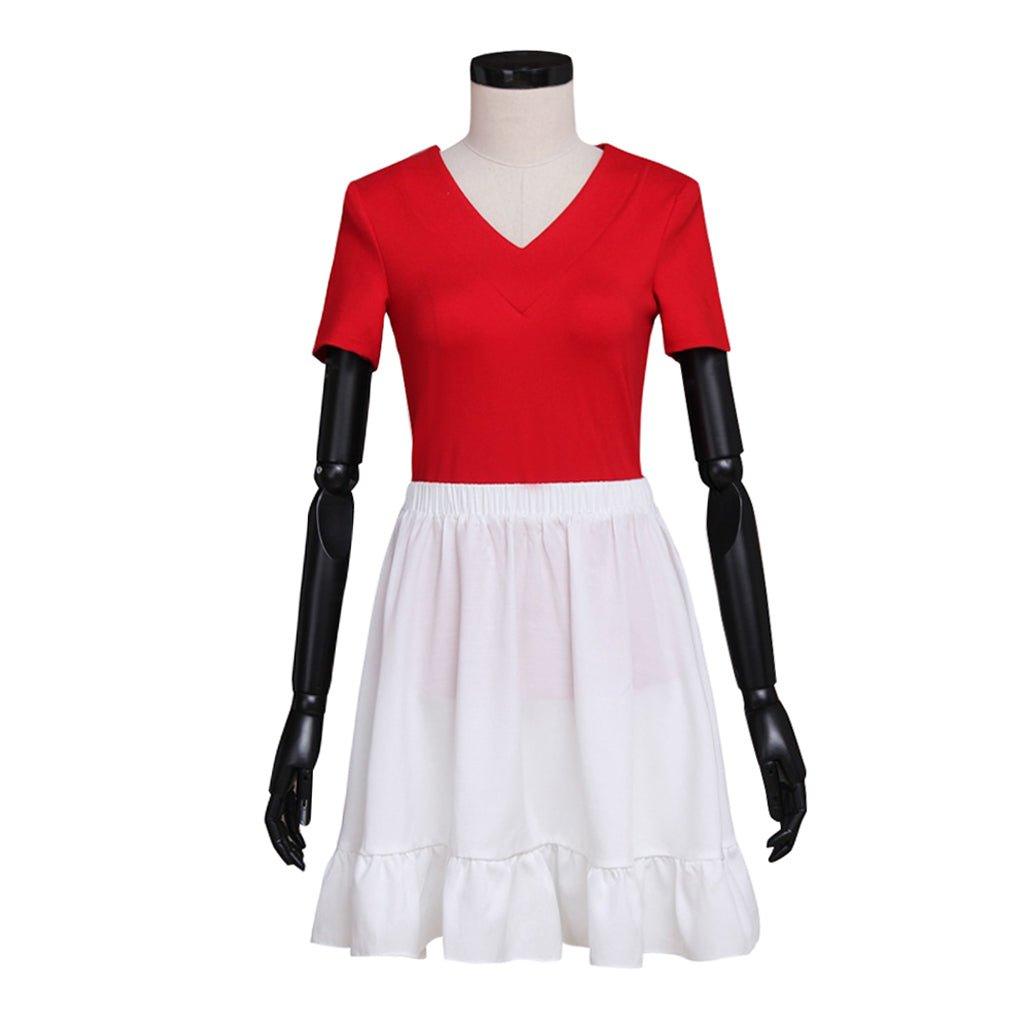 Pokémon Ball Red Dress Cosplay Costume - Coscosmos