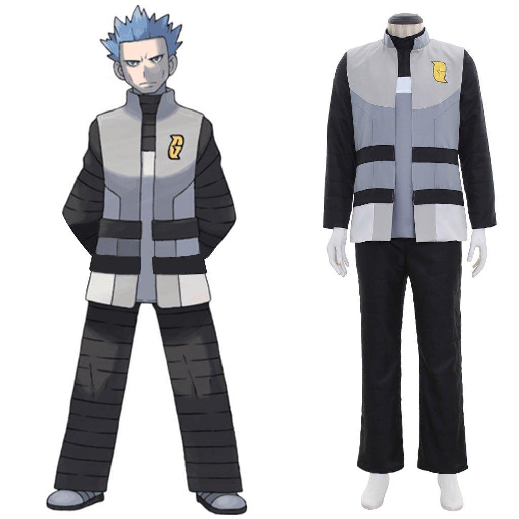 Pokémon Galactic Boss Cyrus Cosplay Costume - Team Galactic Leader Outfit - Coscosmos