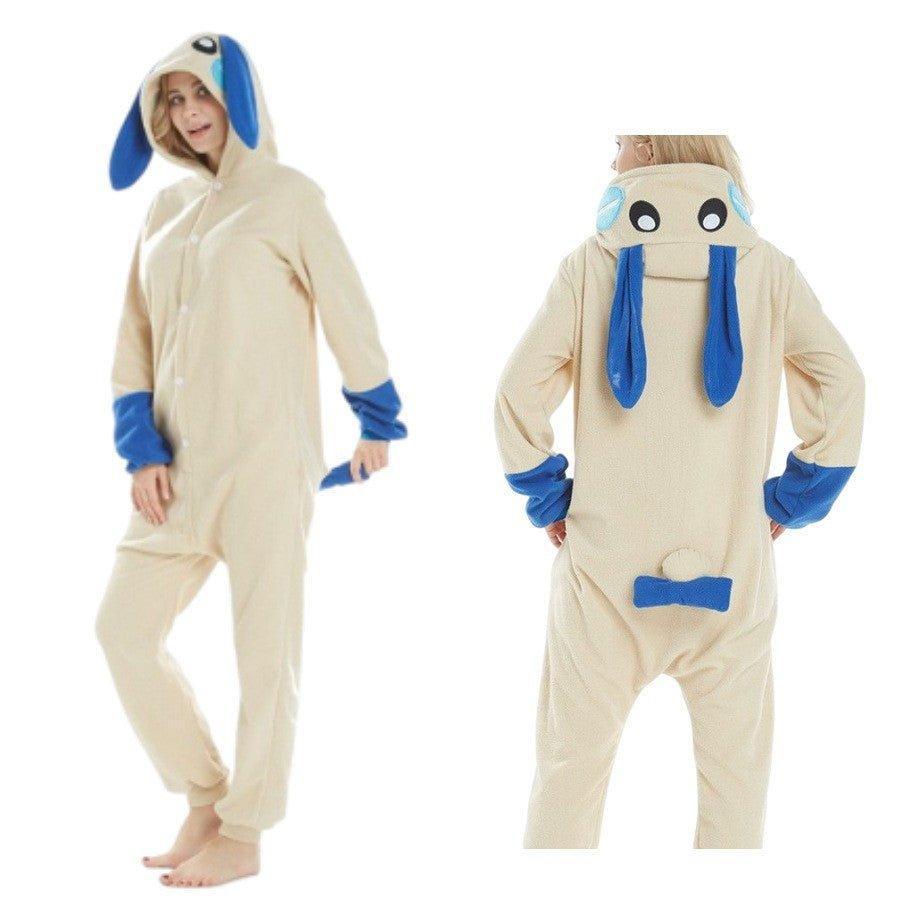 Pokémon Series Halloween Fleece Onesie Cartoon Couples Pajamas | Coscomos Exclusive - Coscosmos