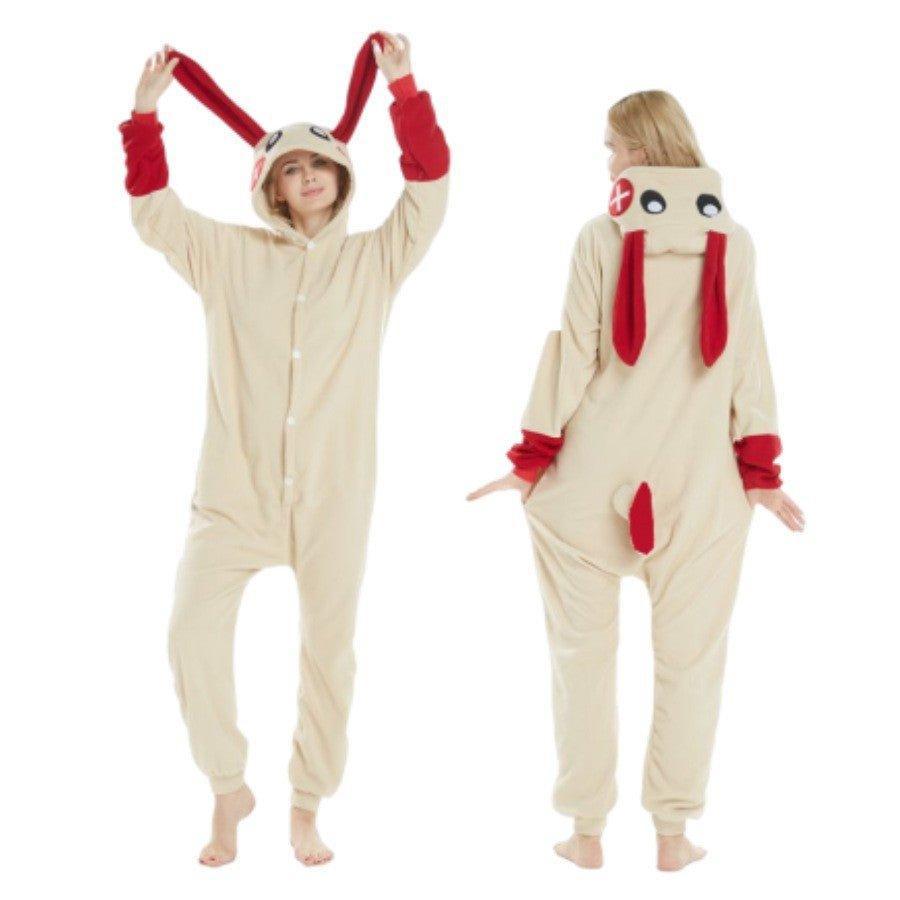 Pokémon Series Halloween Fleece Onesie Cartoon Couples Pajamas | Coscomos Exclusive - Coscosmos