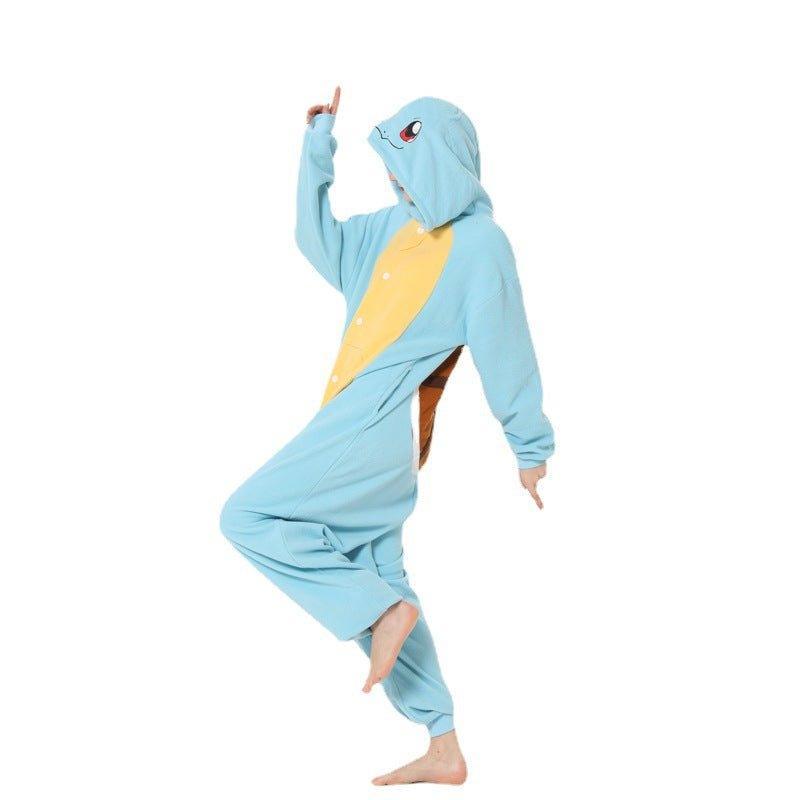 Pokémon Series Halloween Fleece Onesie Cartoon Couples Pajamas | Coscomos Exclusive - Coscosmos