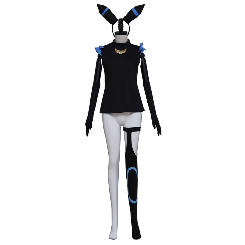 Pokemon Umbreon Human Cosplay Costume Dress - Coscosmos