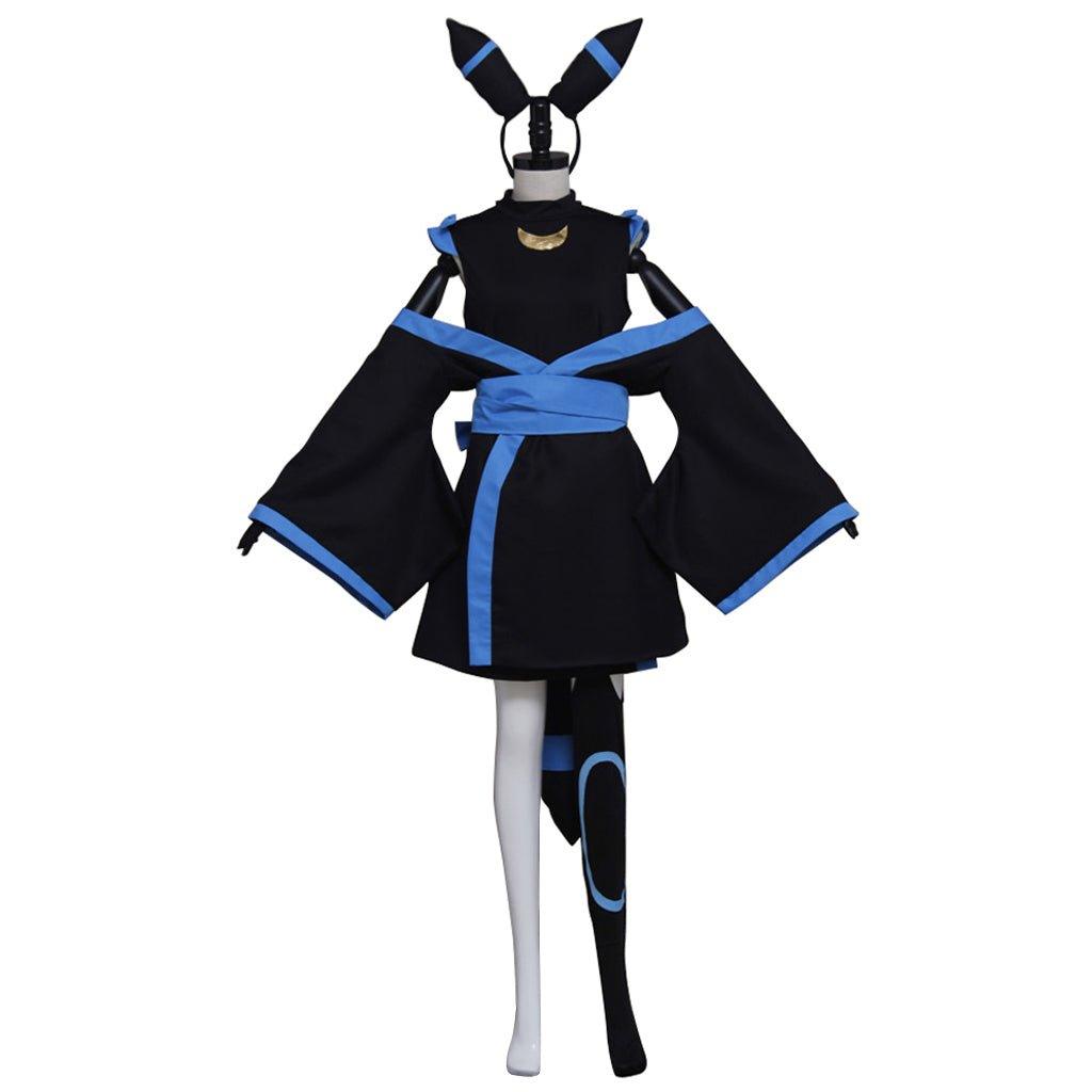 Pokemon Umbreon Human Cosplay Costume Dress - Coscosmos