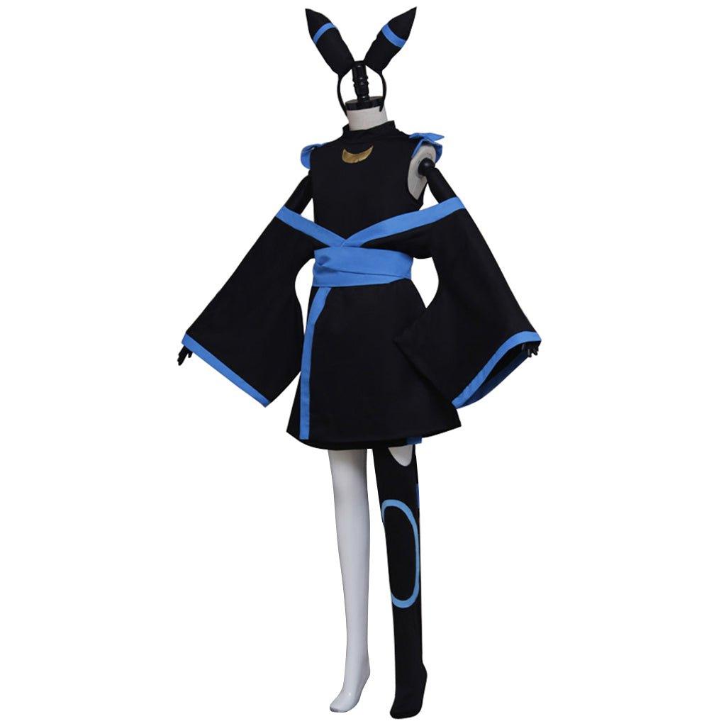 Pokemon Umbreon Human Cosplay Costume Dress - Coscosmos