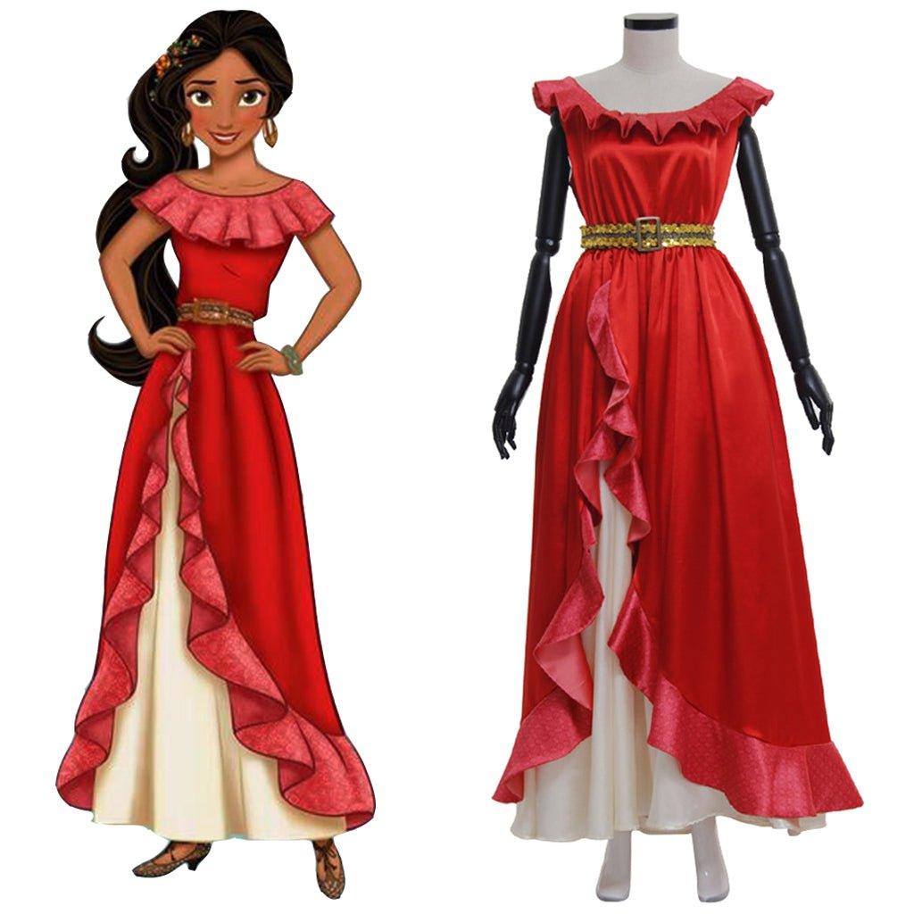 Princess Elena of Avalor Cosplay Costume | Adult Role Play Dress for Disney Fans - Coscosmos