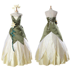 Princess Tiana Cosplay Costume Dress for Adult | Disney Series Cosplay Outfit - Coscosmos