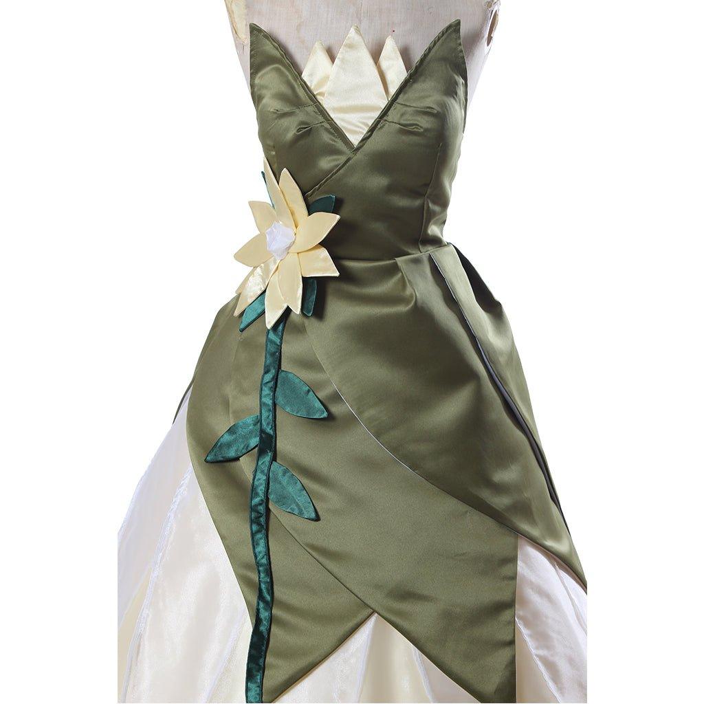 Princess Tiana Cosplay Costume Dress for Adult | Disney Series Cosplay Outfit - Coscosmos