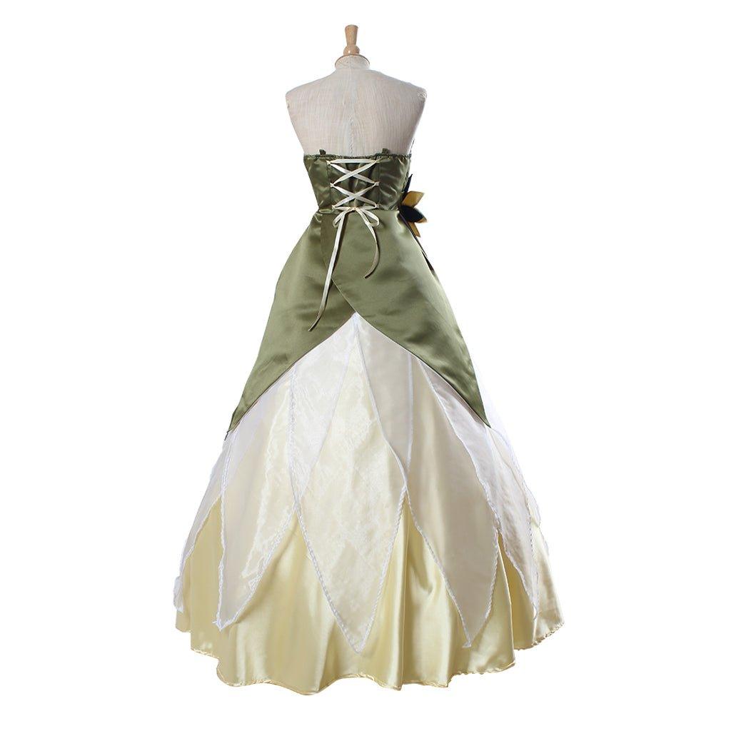 Princess Tiana Cosplay Costume Dress for Adult | Disney Series Cosplay Outfit - Coscosmos