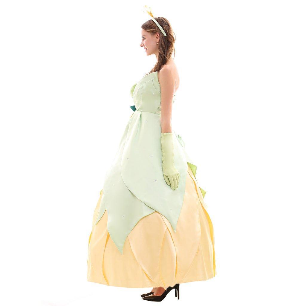 Princess Tiana Cosplay Costume Series | Elegant Dresses for Cosplay, Parties, and Halloween - Coscosmos