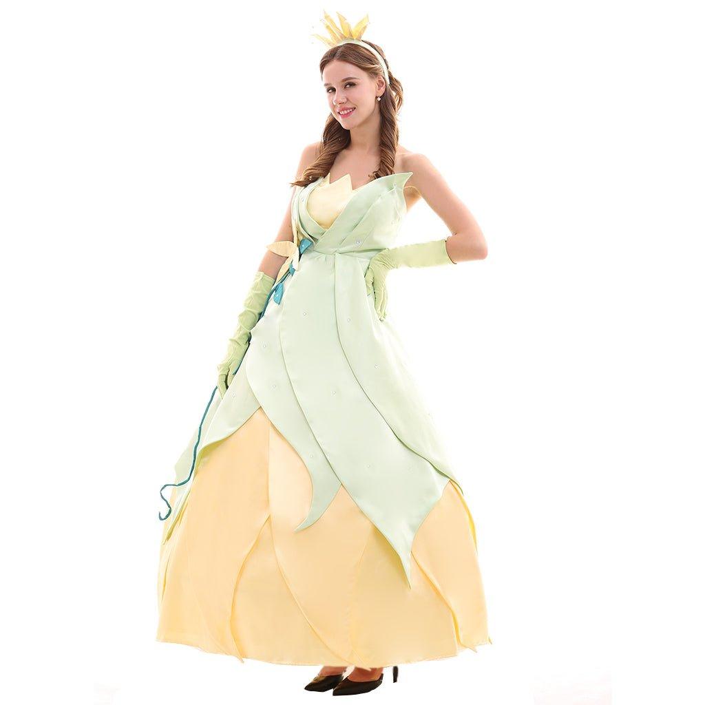 Princess Tiana Cosplay Costume Series | Elegant Dresses for Cosplay, Parties, and Halloween - Coscosmos