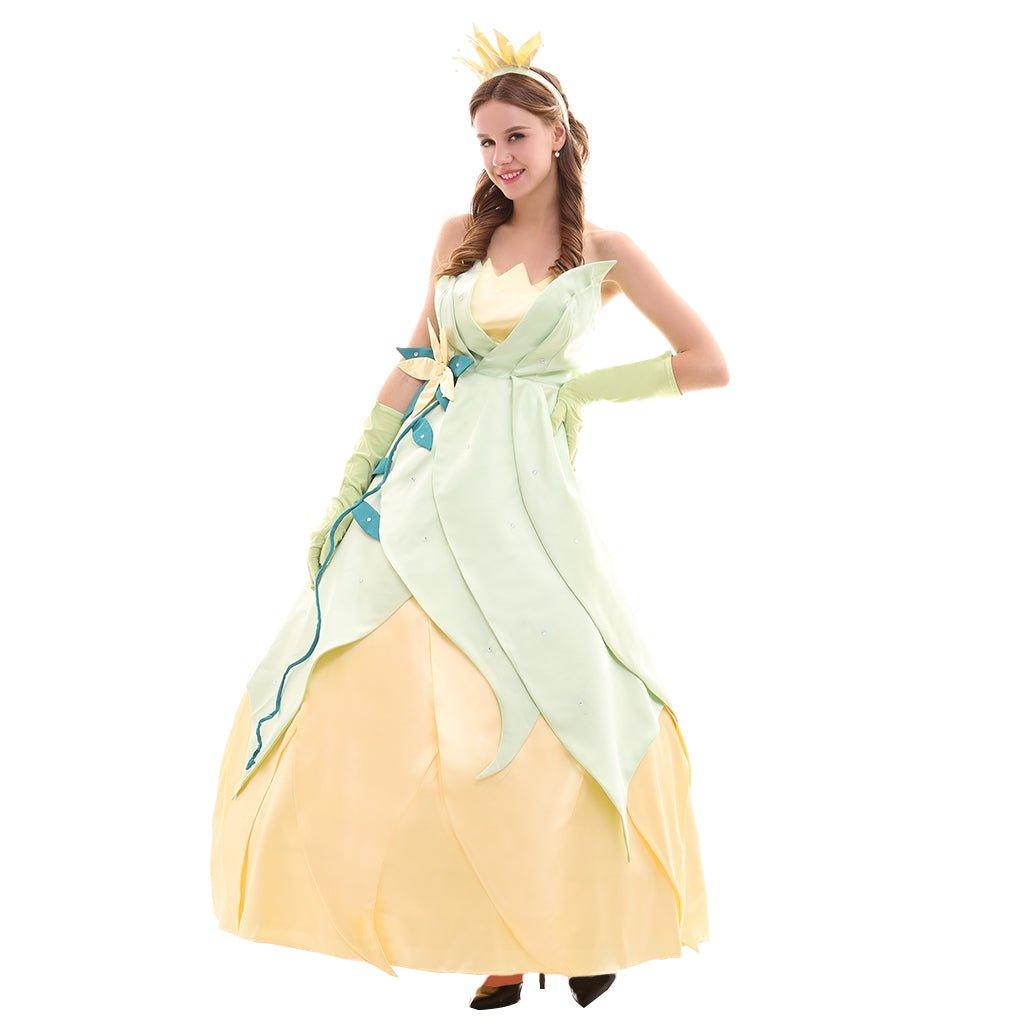 Princess Tiana Cosplay Costume Series | Elegant Dresses for Cosplay, Parties, and Halloween - Coscosmos