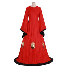 Queen Padme Amidala Cosplay Dress Costume | Custom - Made Red Gown for Halloween, Carnival & Party Events - Coscosmos