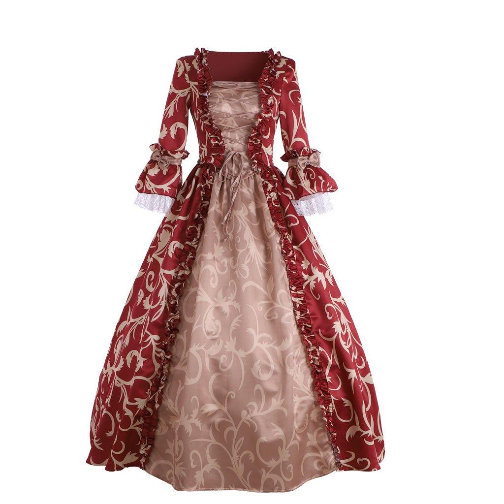 Queen Victoria Princess Wedding Party Dress | 17th & 18th Century Victorian Cosplay Costume for Halloween & Events - Coscosmos