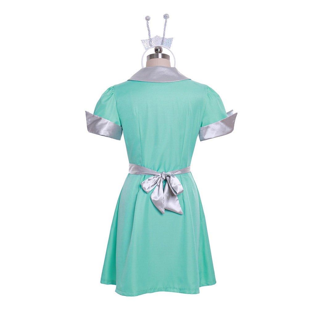 Roswell Crashdown Cafe Waitress Cosplay Costume | Liz Parker Maid Dress | Halloween Alien Uniform - Coscosmos