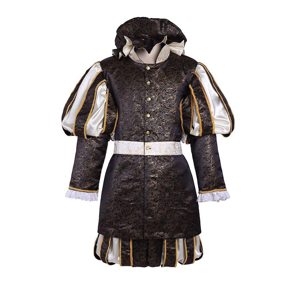 Royal Tudor King Medieval Costume - Renaissance Prince Suit for Stage & Reenactment | Coscomos - Coscosmos