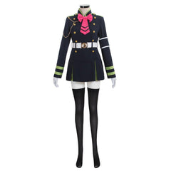 Seraph of the End Shinoa Hiragi Uniform Dress Cosplay Costume - Coscosmos