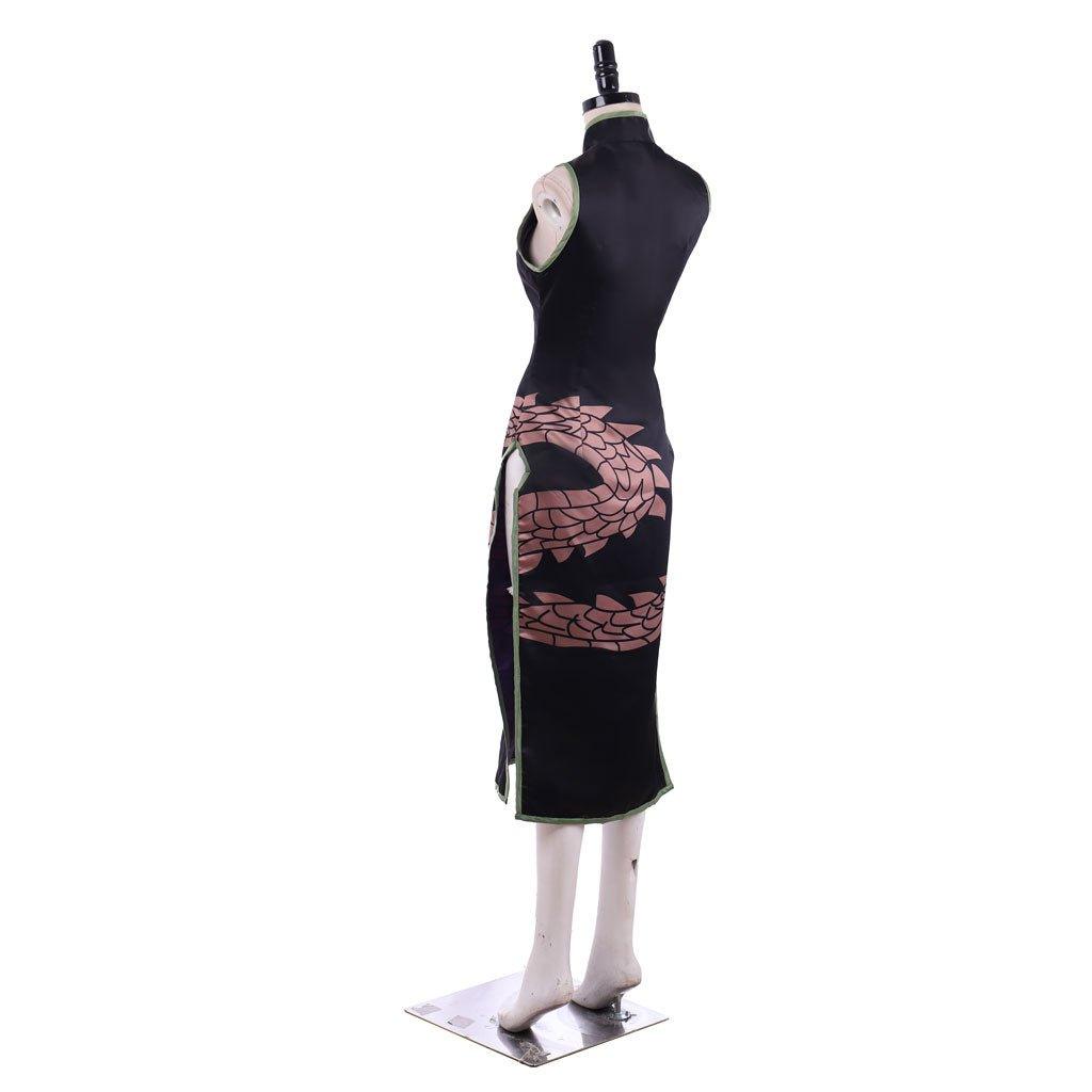 Shaman King Tao Jun Black Cheongsam Cosplay Costume - Coscosmos