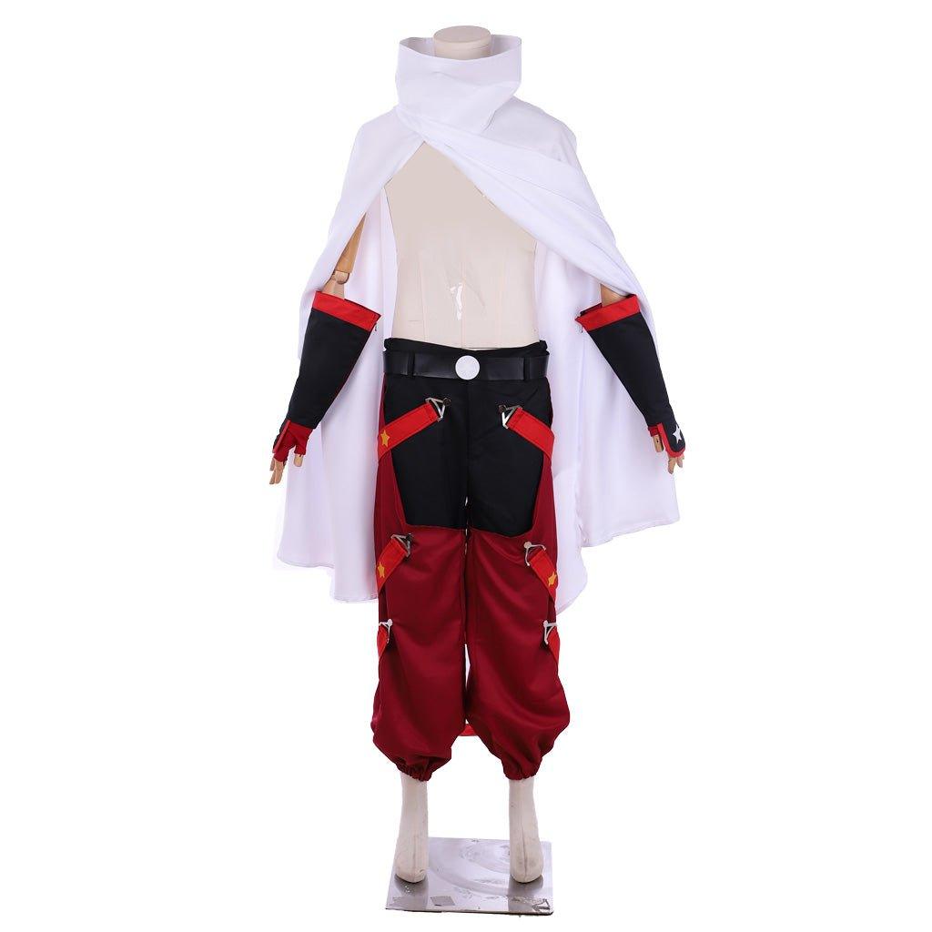 Shaman King The Super Star Yoh Asakura Cosplay Costume Outfits With Cloak - Coscosmos