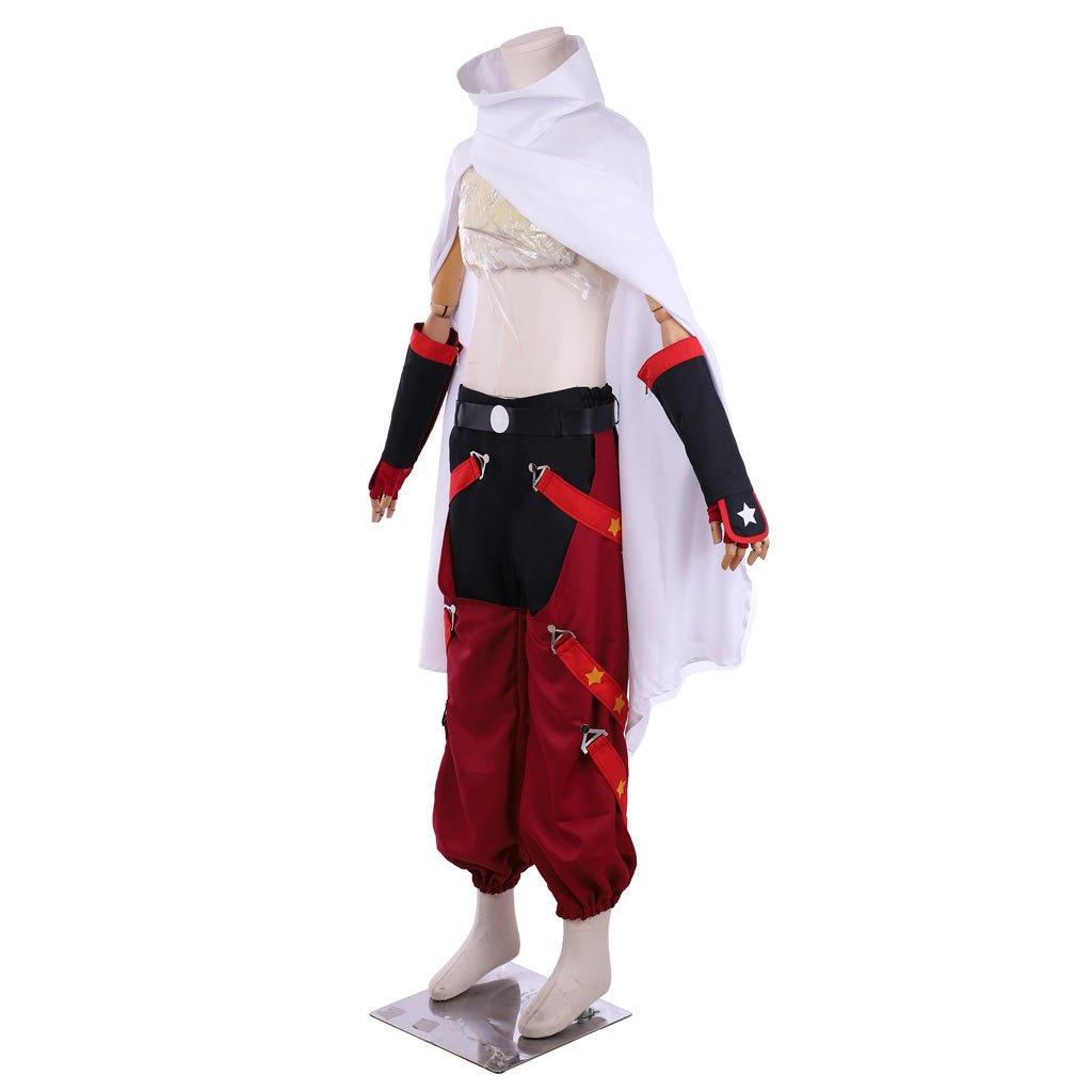 Shaman King The Super Star Yoh Asakura Cosplay Costume Outfits With Cloak - Coscosmos