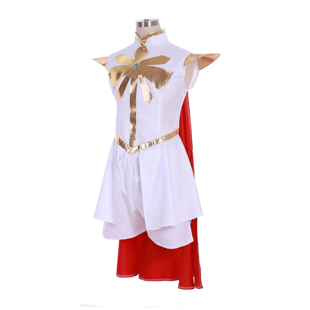 She - Ra and the Princesses of Power White Uniform Cosplay Costume for Women - Coscosmos