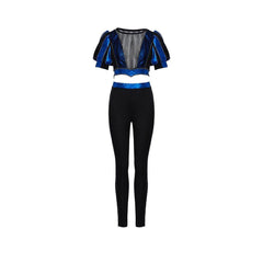 Six the Musical Catherine Parr Cosplay Costume | Women's Crop Top and Pants Suit | Music Festival Performance Outfit - Coscosmos