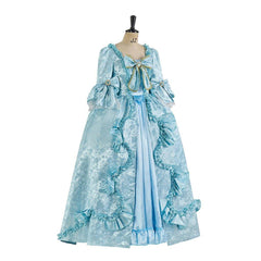 Sky Blue Marie Antoinette Rococo Ball Gown | Gothic Victorian Dress Costume for Women - Coscosmos